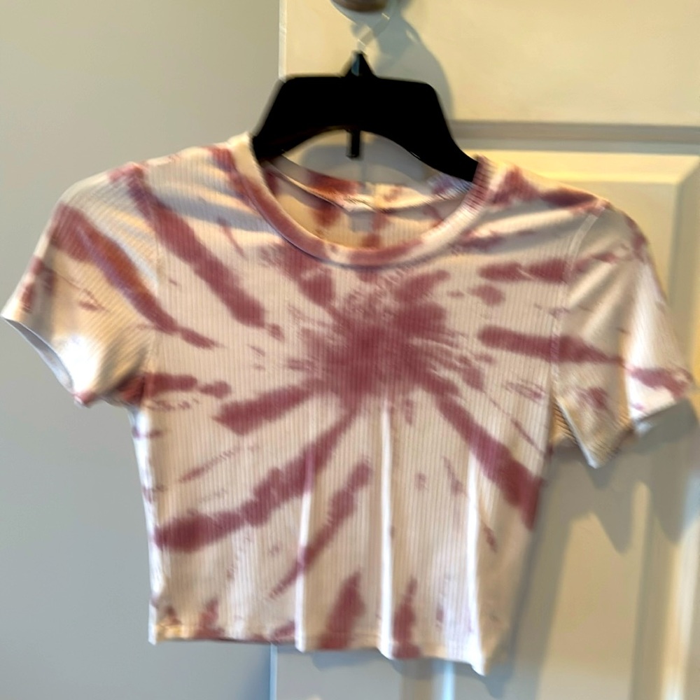 Garage women’s tie dye crop top